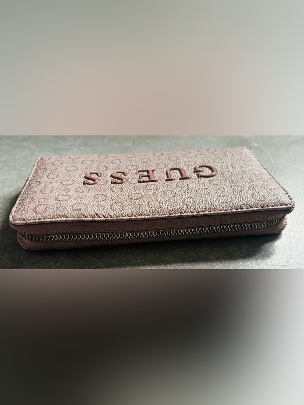Guess Factory Bowie Debossed Logo Zip-Around Wallet - Picture 11 of 11
